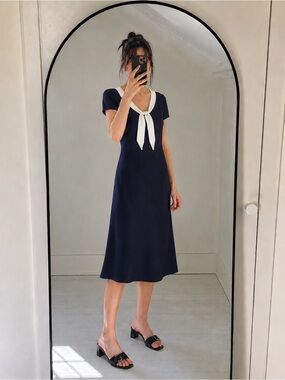reformation fulton dress princess margaret Reformation Fulton Dress by Reformation